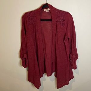 Motherhood Maternity Open Front Cardigan - size M
